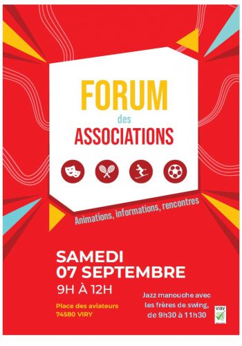 Affiche événementiel du forum des associations